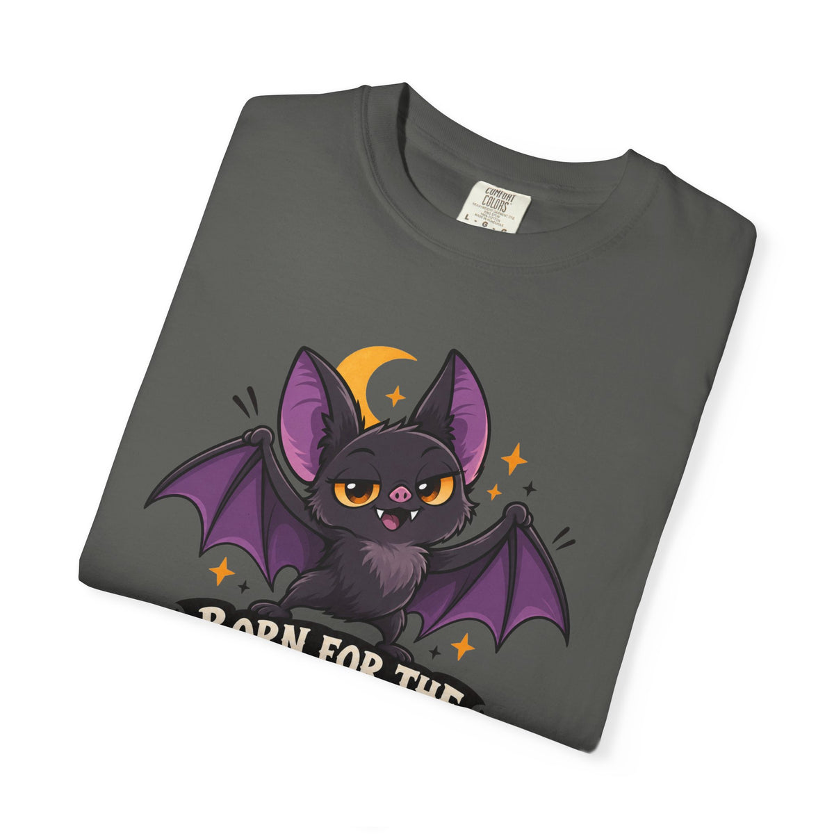 Born for the Night Shift – Cute Halloween Bat T-Shirt