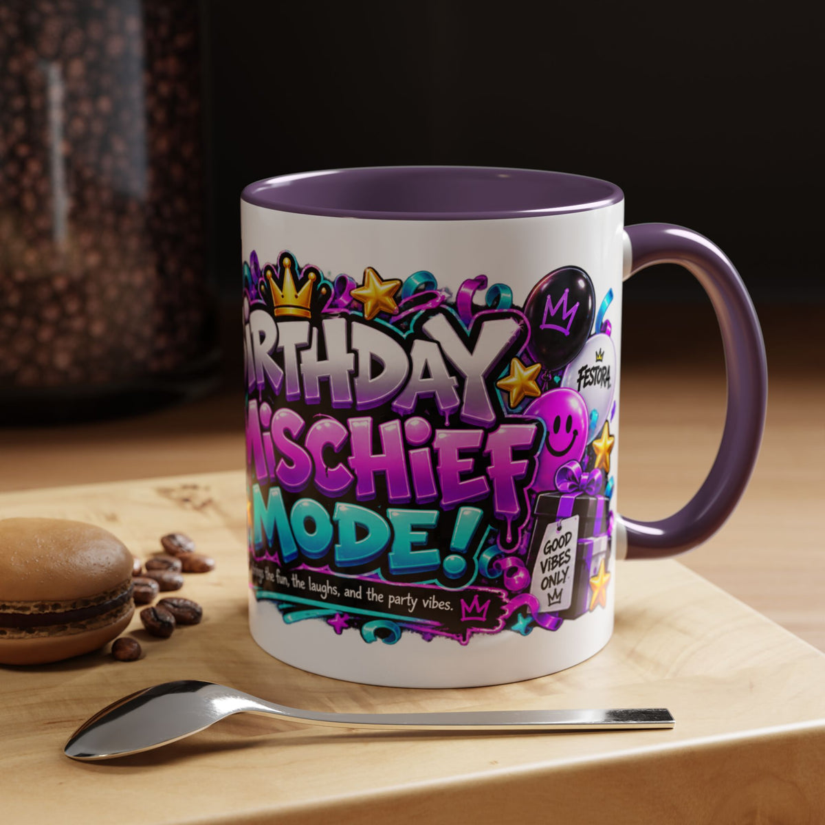 Festora Alien Birthday Mug – Birthday Mischief Mode Coffee Cup