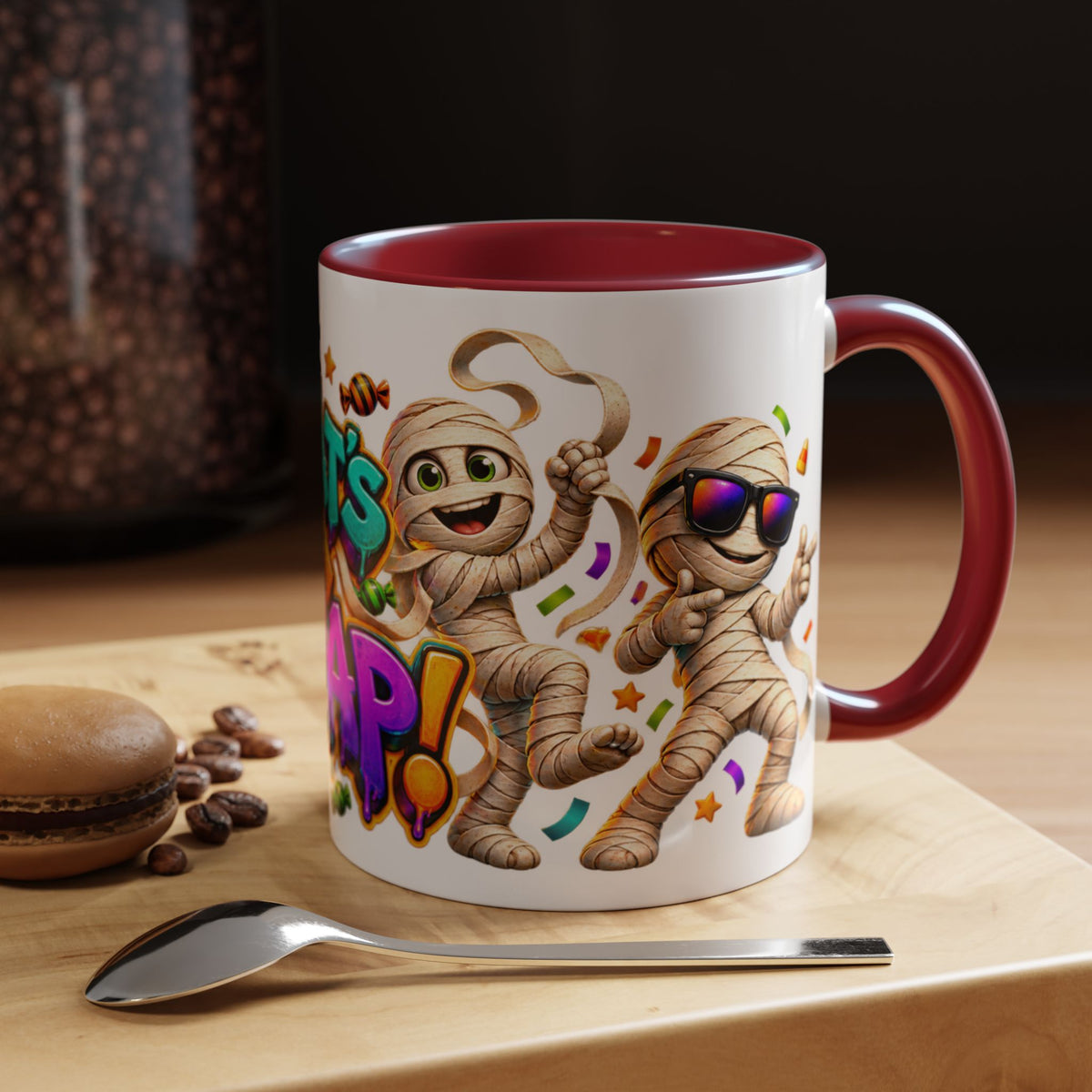 That’s a Wrap Funny Halloween Mummy Party White Mug