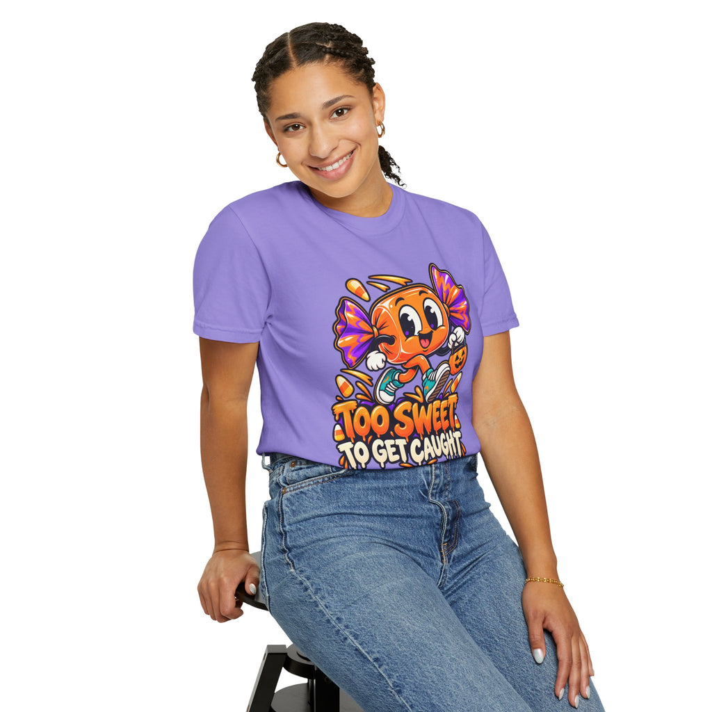 Too Sweet to Get Caught – Cute Halloween Candy T-Shirt