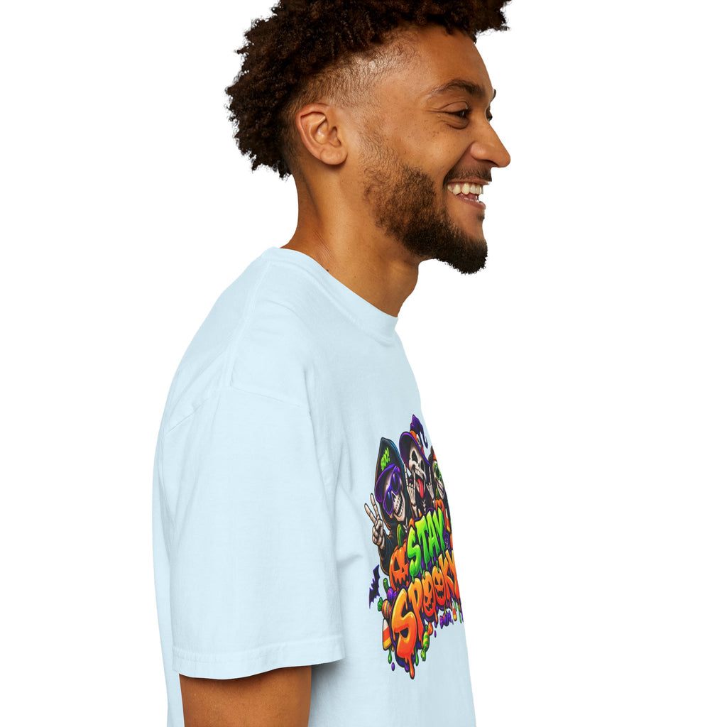 Stay Spooky Halloween T-Shirt – Funny Skeleton Crew Colorful Graphic Tee