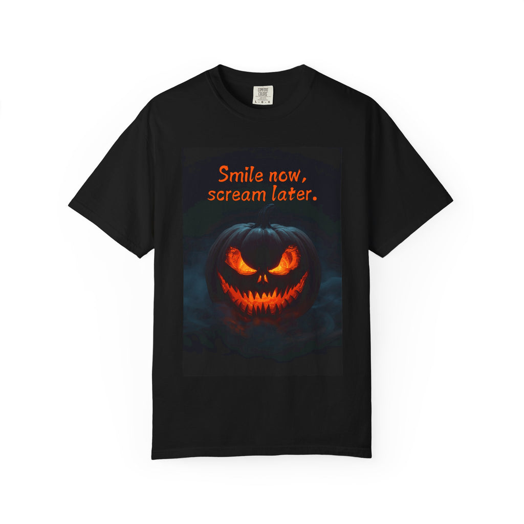 Smile Now, Scream Later Halloween T-Shirt