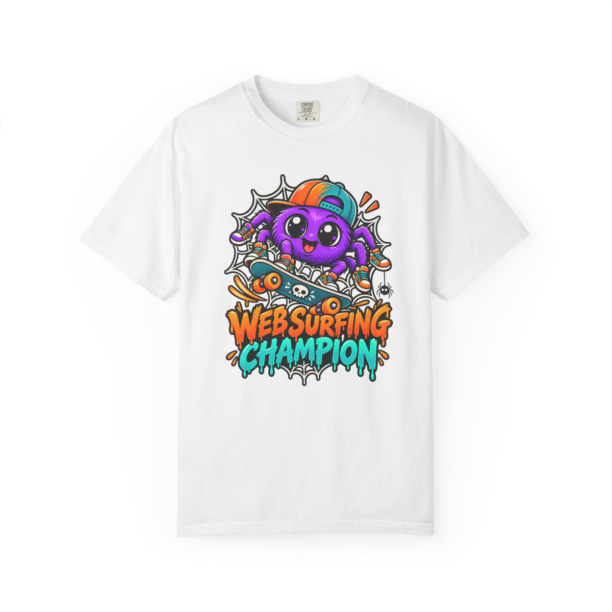 Web Surfing Champion – Cute Halloween Spider T-Shirt