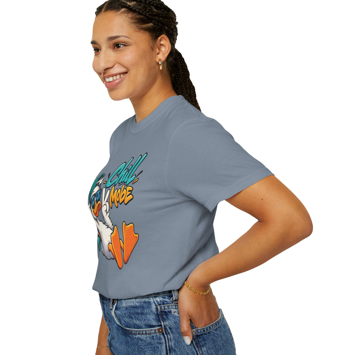 Chill Mode Duck Graphic T-Shirt | Festora Everyday