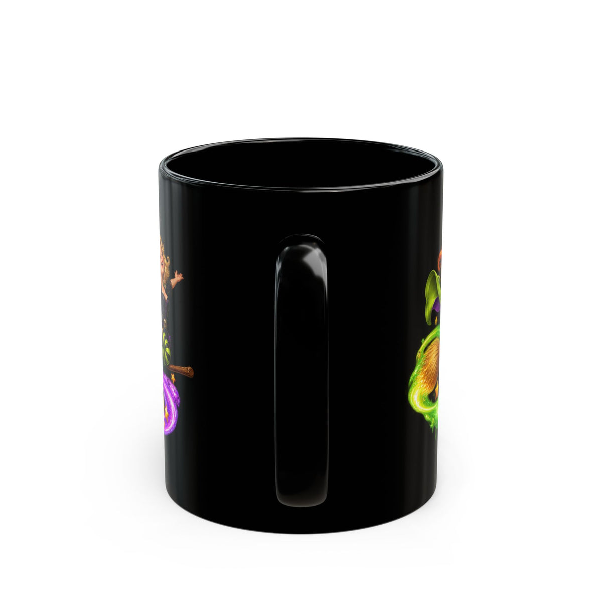 Witch Please I Fly First Class Halloween Black Mug