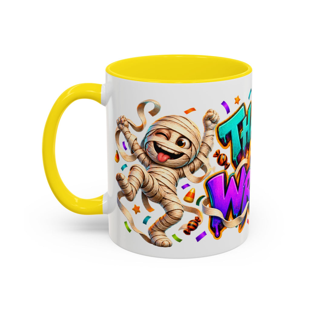 That’s a Wrap Funny Halloween Mummy Party White Mug
