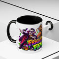 Fright Night Fever Dancing Monsters Halloween White Mug