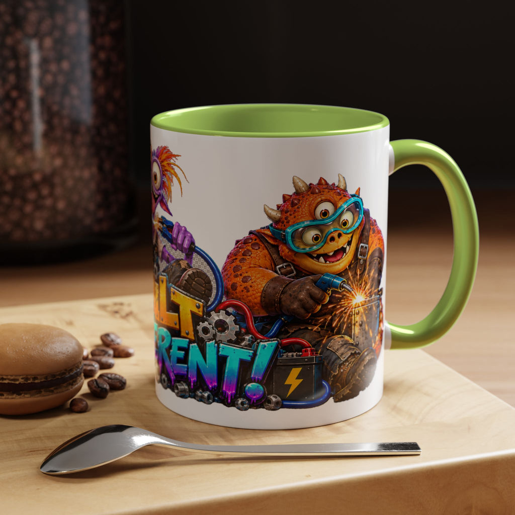 Built Different Monster Workshop Halloween White Mug