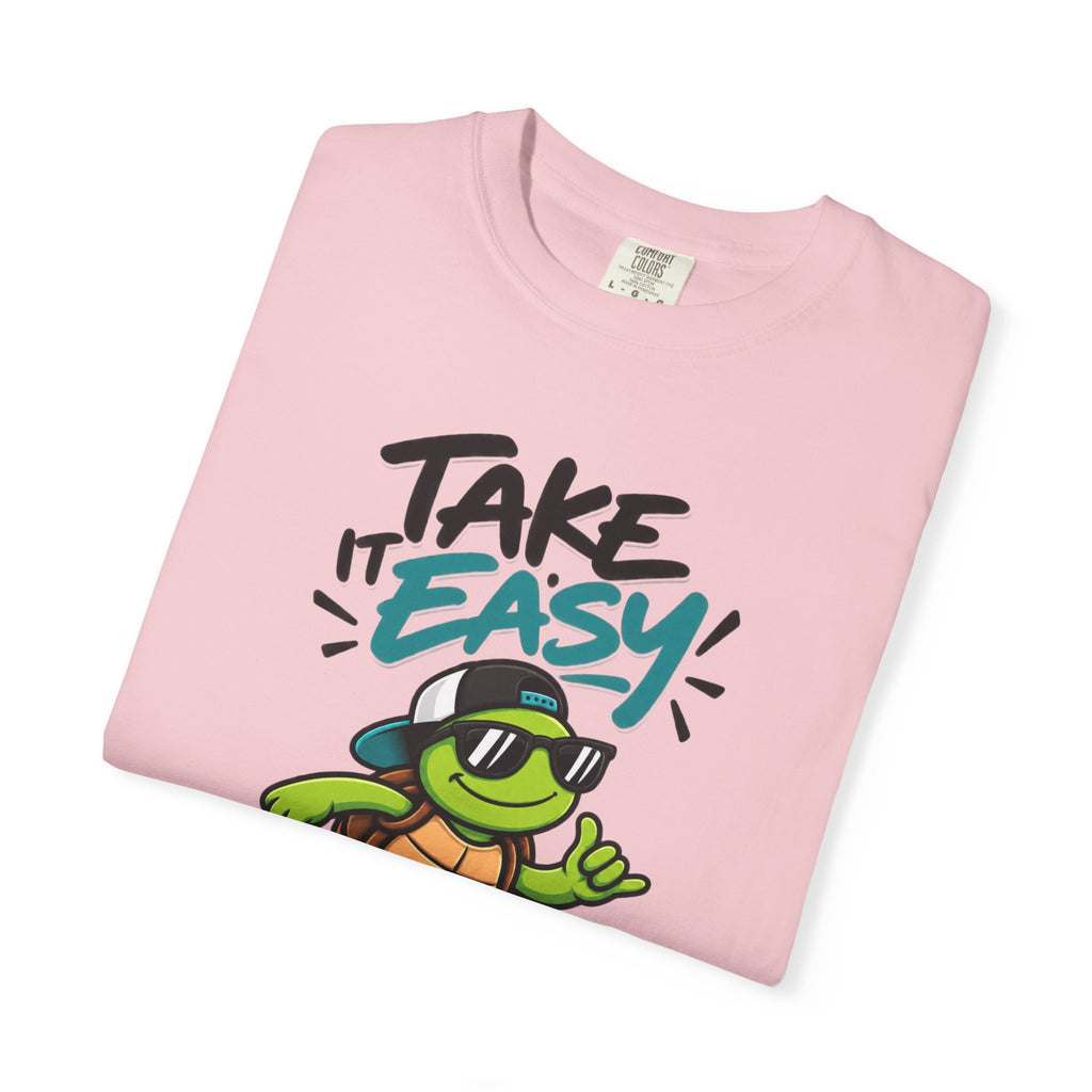 Take It Easy Skate Turtle Graphic T-Shirt | Festora Everyday
