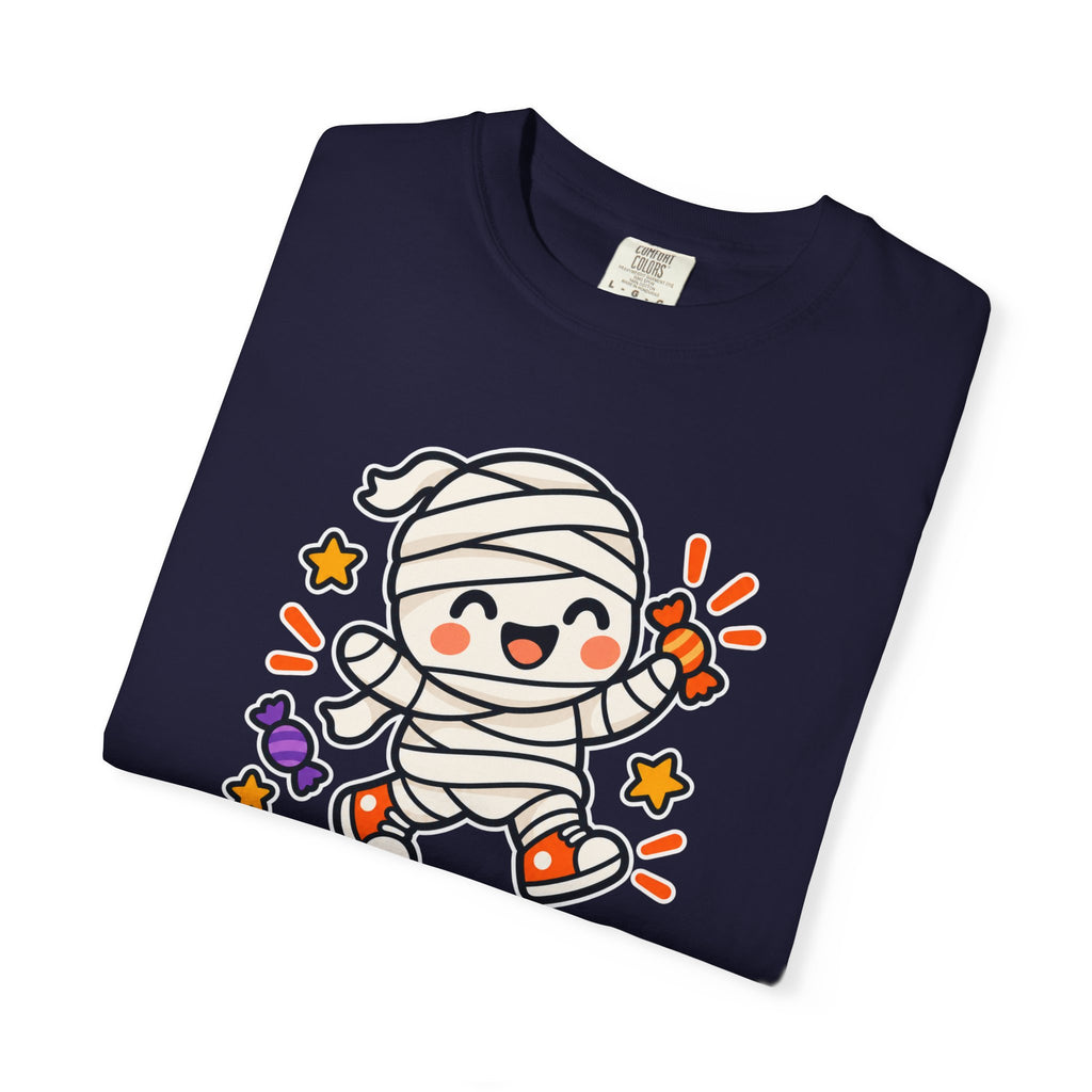 Wrapped but Sweet Halloween T-Shirt | Cute Mummy Graphic Tee