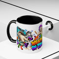 Wrapped Up in Trouble Mummy Halloween White Mug
