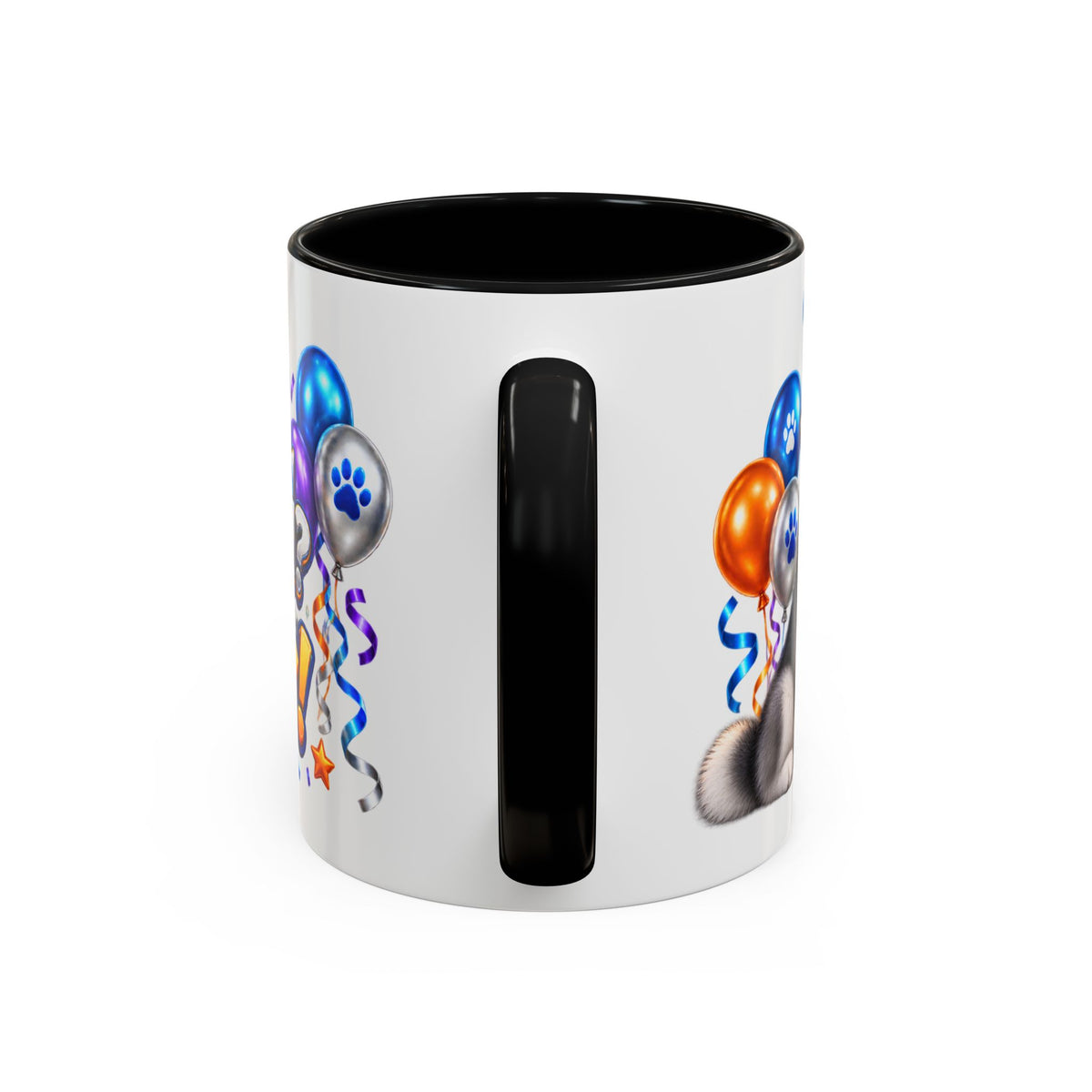 Howl Old Am I Siberian Husky Birthday White Mug