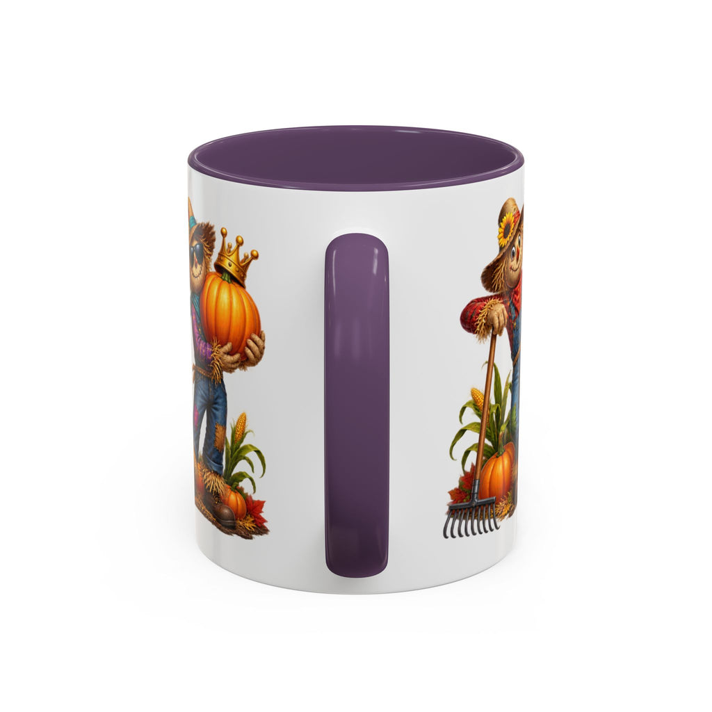 Outstanding in Our Field Funny Scarecrow Halloween White Mug