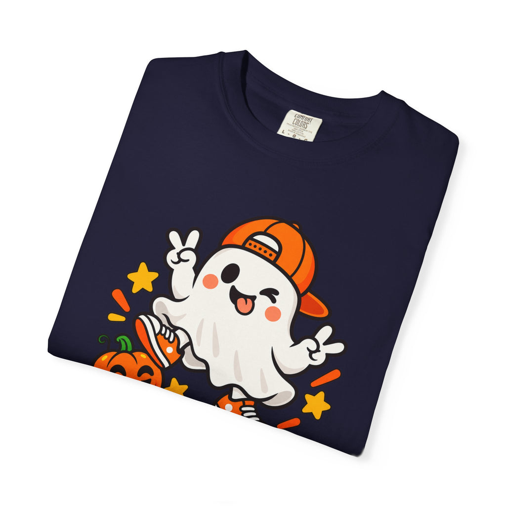 Just Boo It Halloween T-Shirt | Cute Skater Ghost Graphic Tee