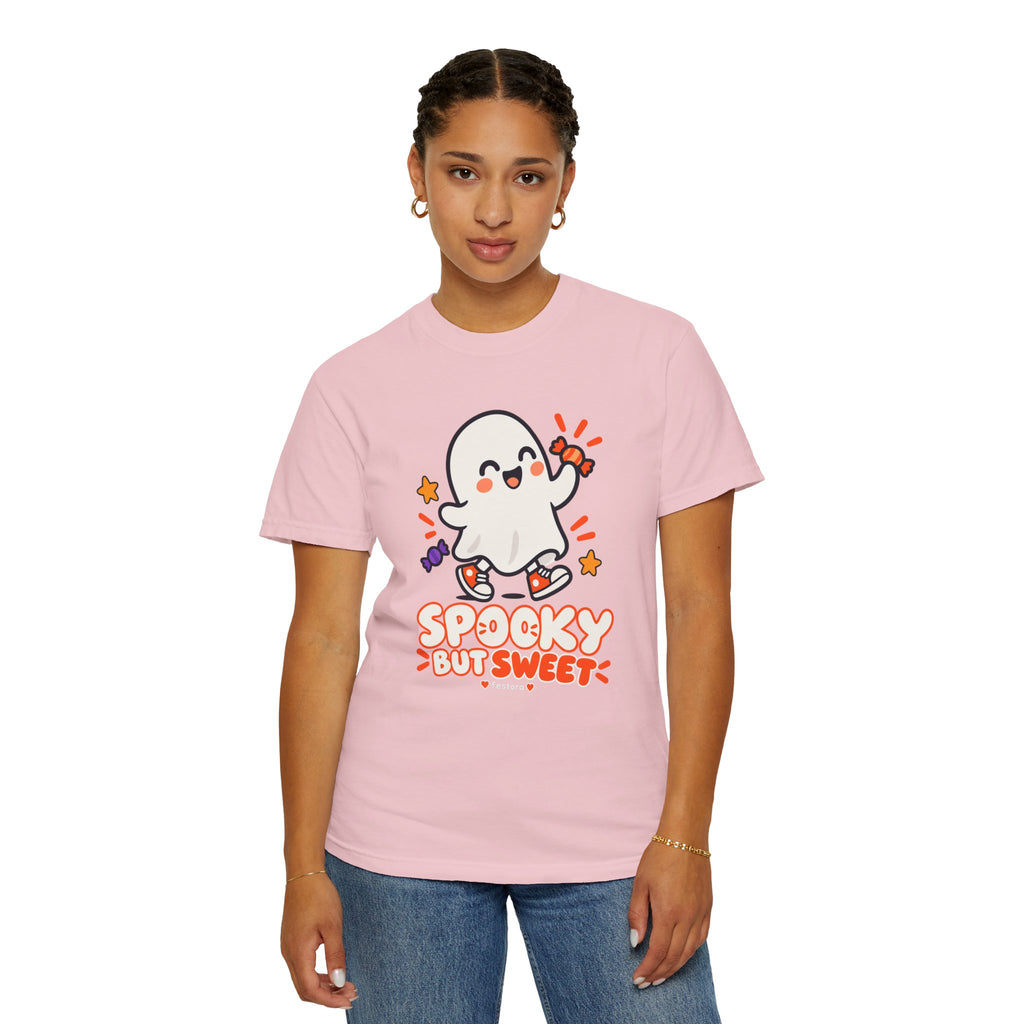 Spooky but Sweet Ghost T-Shirt | Cute Halloween Graphic Tee