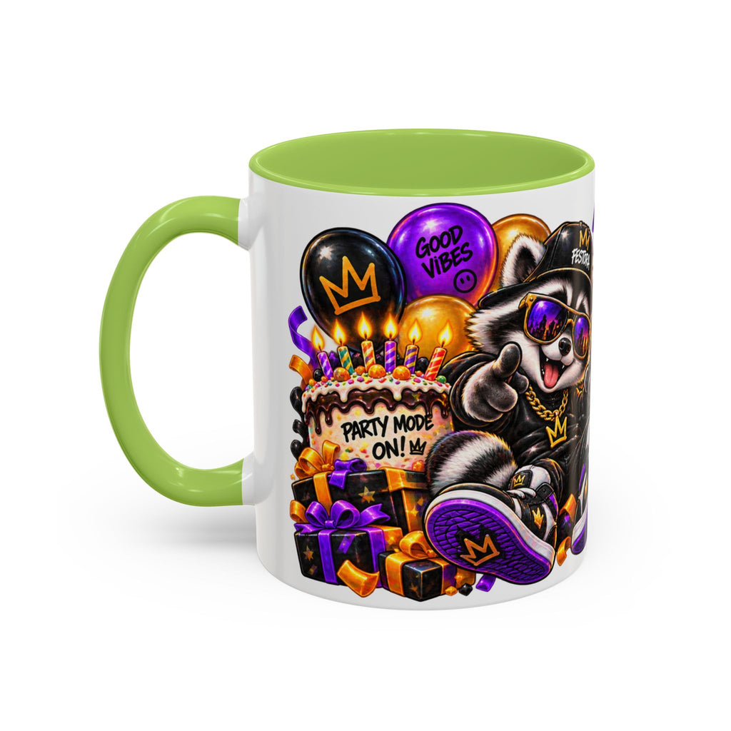 Festora Raccoon Birthday Mug – Birthday After Dark Coffee Cup