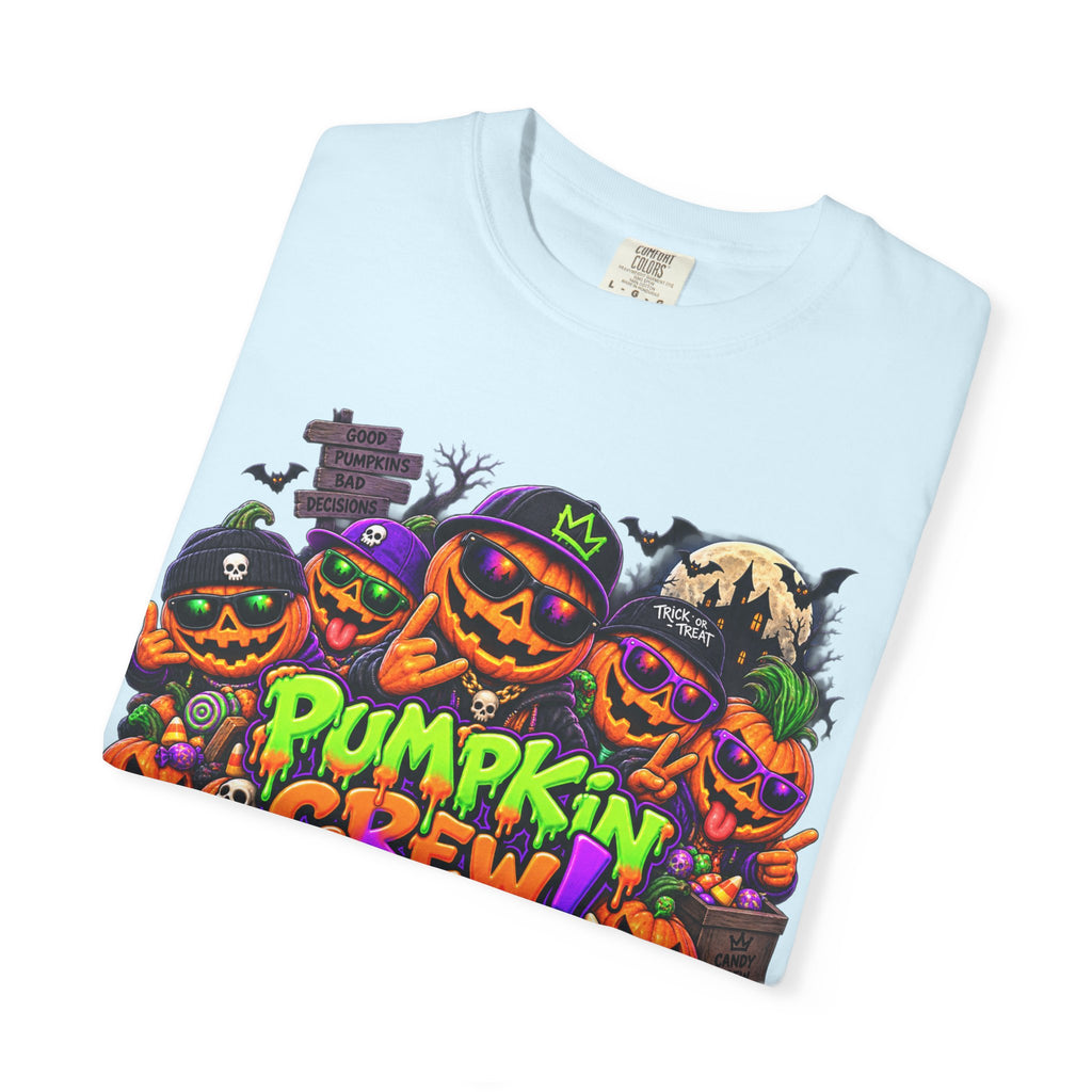 Pumpkin Crew Halloween T-Shirt – Funny Jack O’ Lantern Graphic Tee