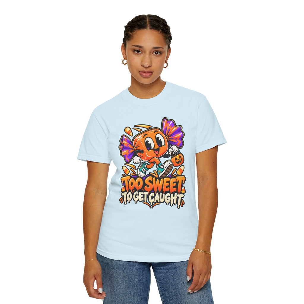 Too Sweet to Get Caught – Cute Halloween Candy T-Shirt