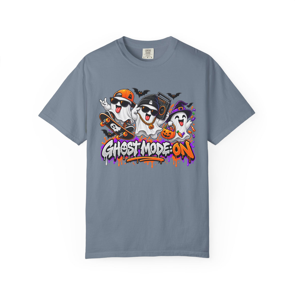 Ghost Mode: ON – Halloween Ghosts Graphic T-Shirt