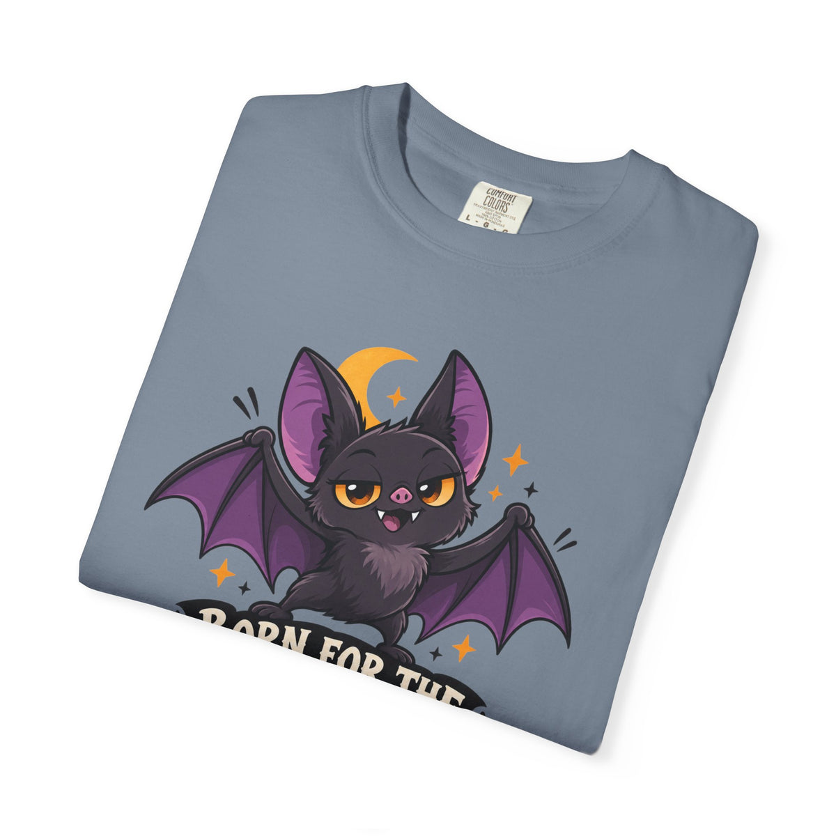 Born for the Night Shift – Cute Halloween Bat T-Shirt