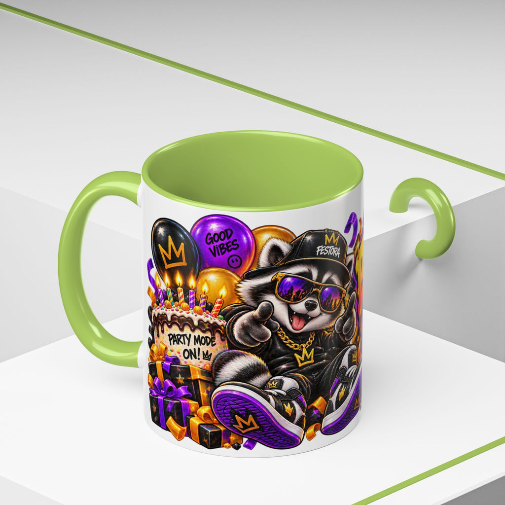 Festora Raccoon Birthday Mug – Birthday After Dark Coffee Cup