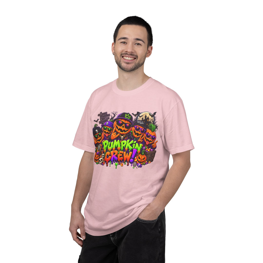 Pumpkin Crew Halloween T-Shirt – Funny Jack O’ Lantern Graphic Tee