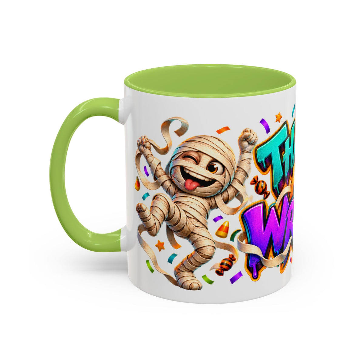 That’s a Wrap Funny Halloween Mummy Party White Mug