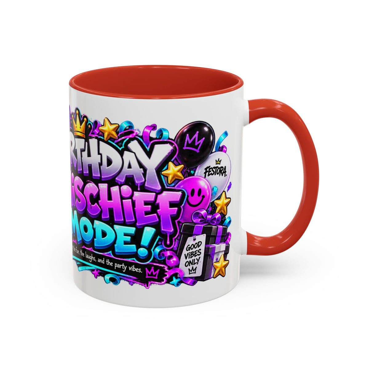 Festora Alien Birthday Mug – Birthday Mischief Mode Coffee Cup
