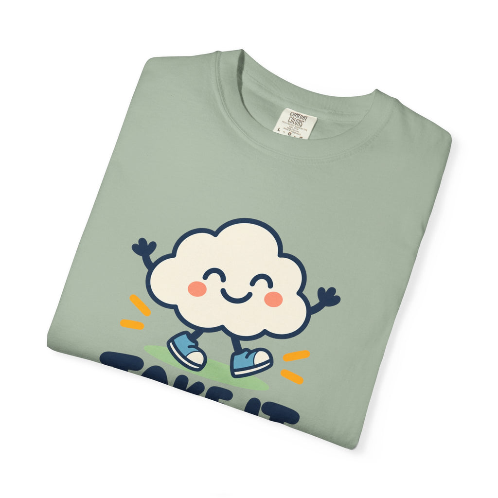 Take It Easy – Happy Cloud Graphic T-Shirt | Festora Everyday