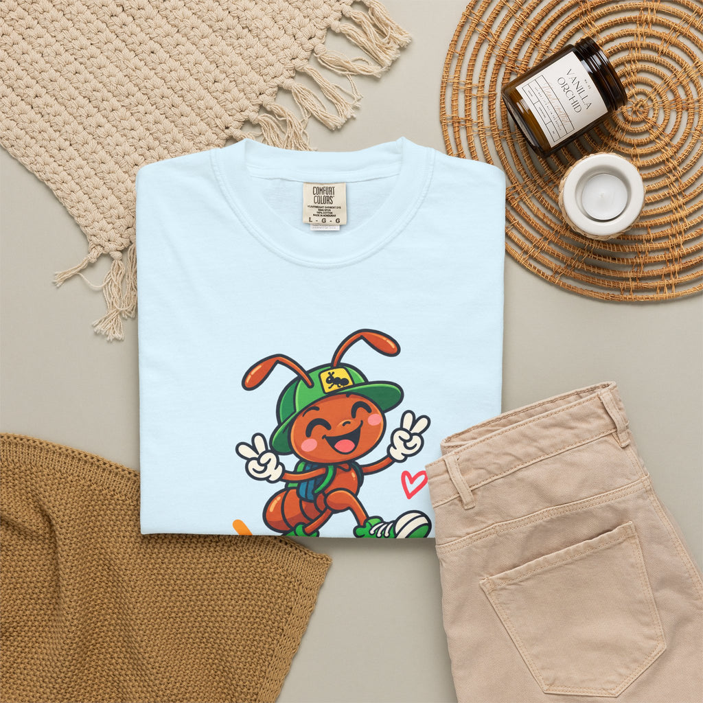 Good Vibes – Happy Ant Graphic T-Shirt