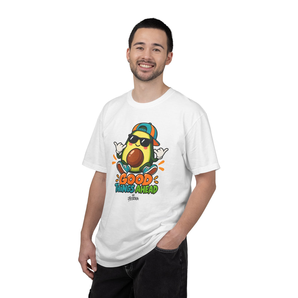 Good Things Ahead Avocado Graphic T-Shirt | Festora Everyday