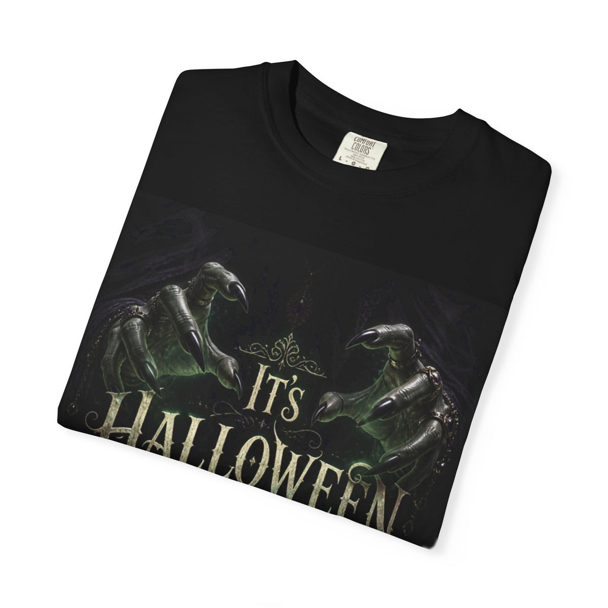 Halloween T-Shirt — "It's Halloween Time" Vintage Gothic Design