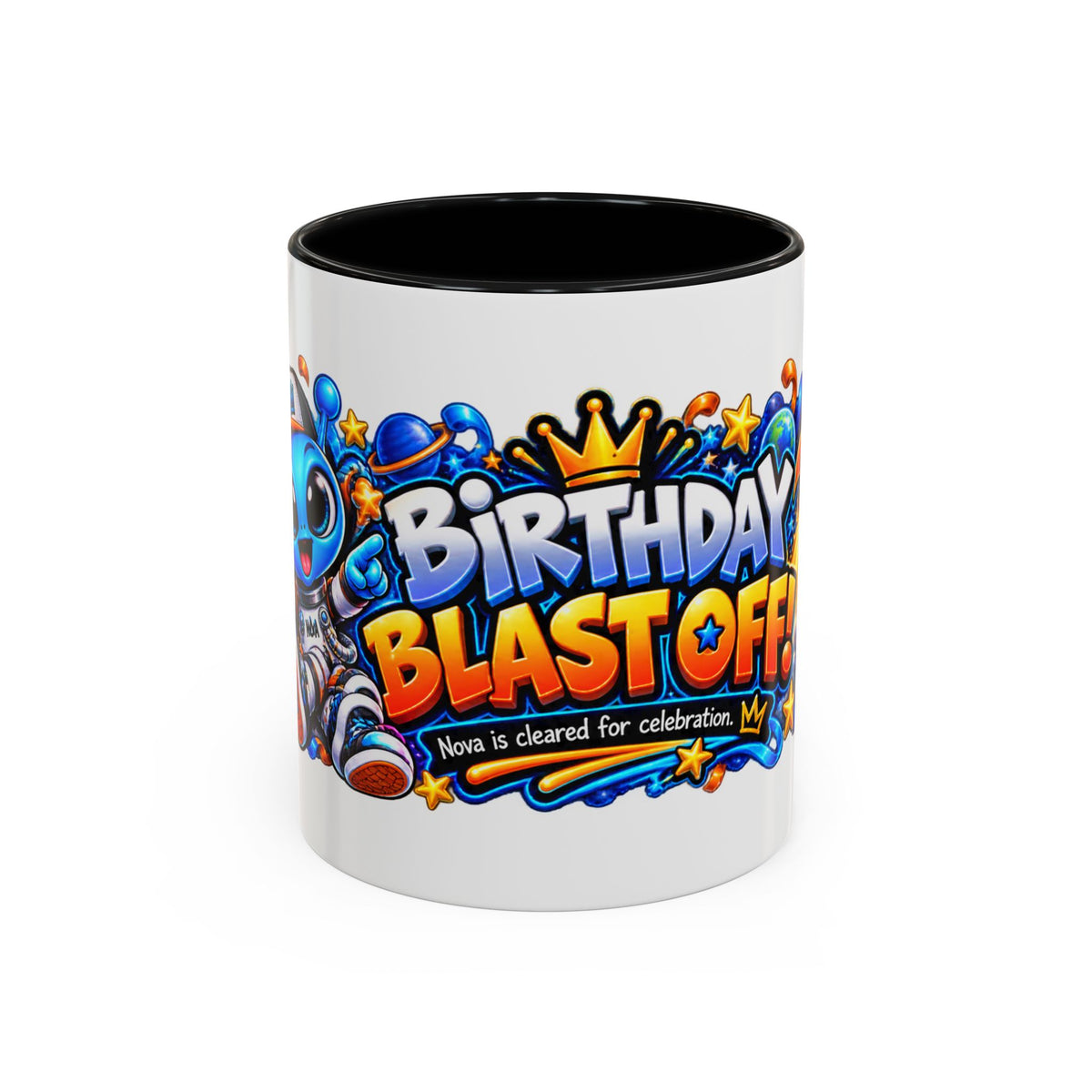 Festora Alien Birthday Mug – Birthday Blast Off Coffee Cup