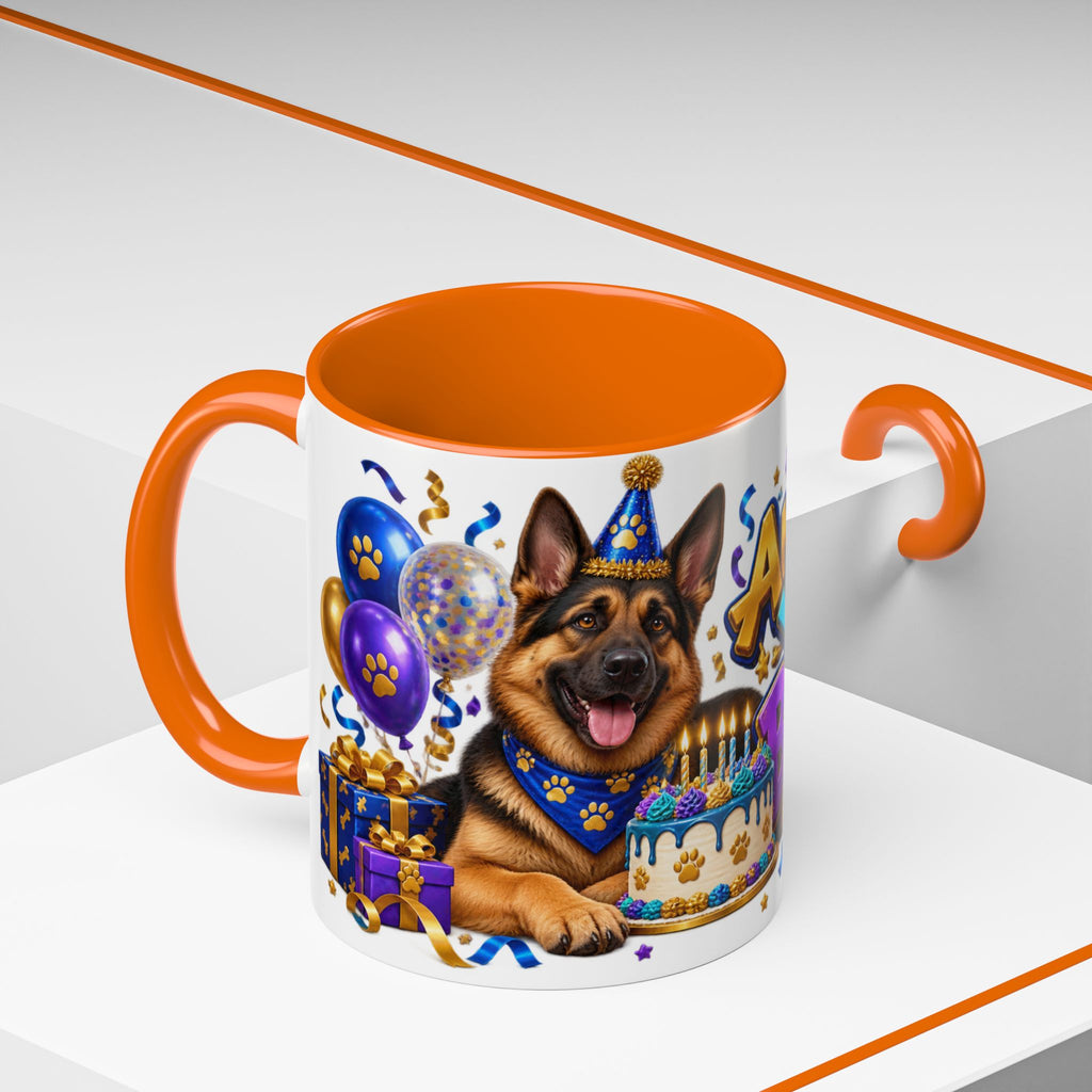 German Shepherd Birthday Mug – Another Year Bolder White Coffee Cup