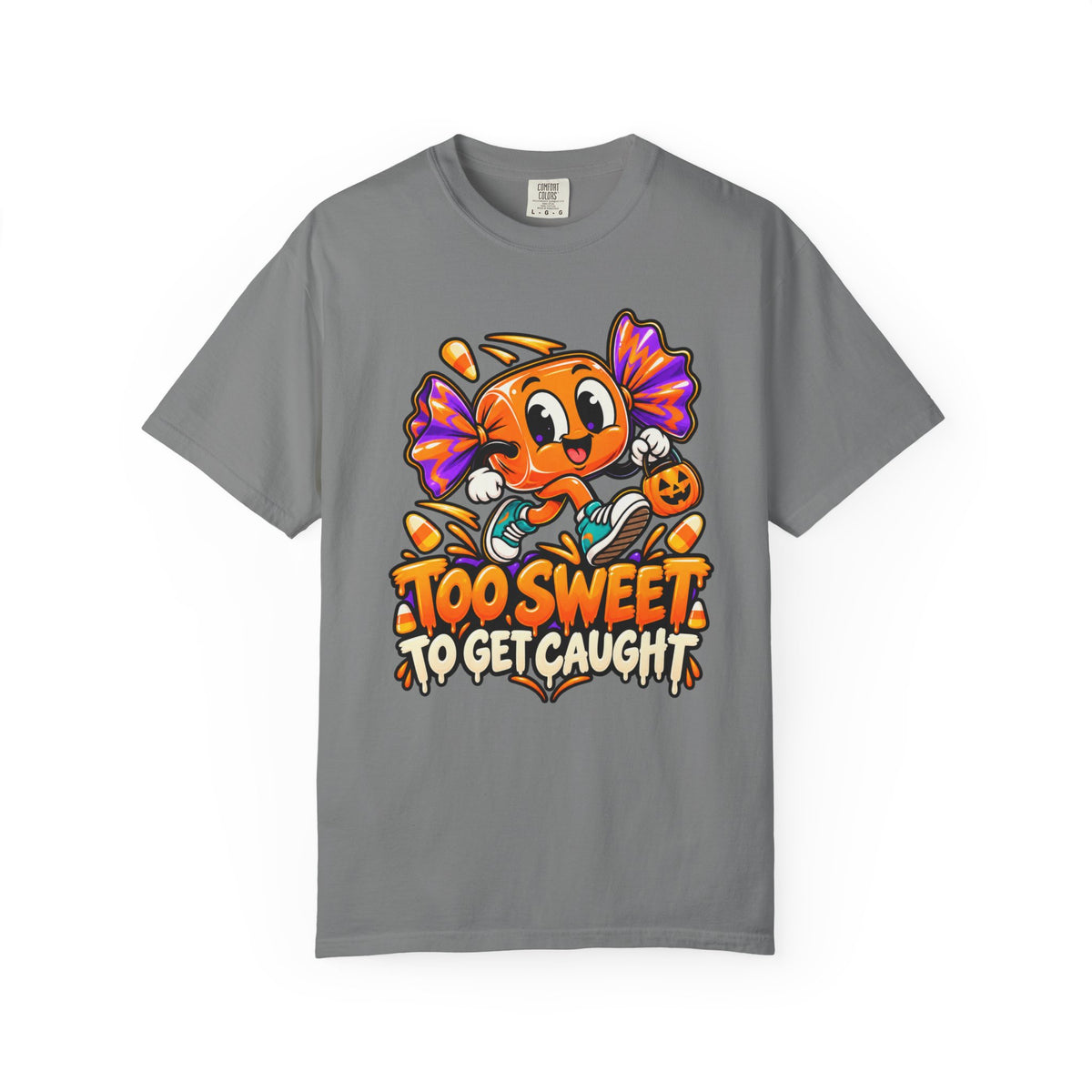 Too Sweet to Get Caught – Cute Halloween Candy T-Shirt