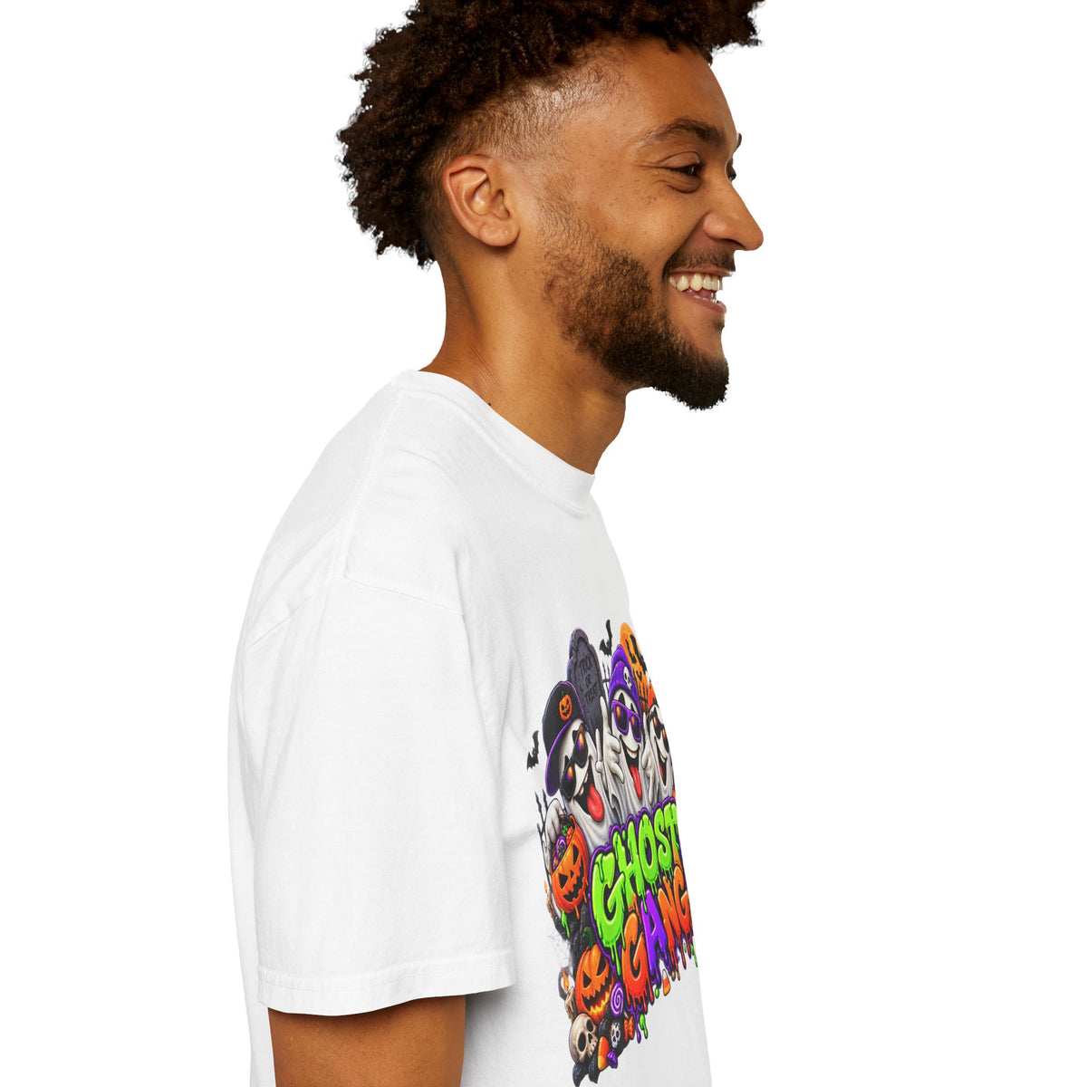 Ghost Gang Halloween T-Shirt – Funny Colorful Ghost Graphic Tee