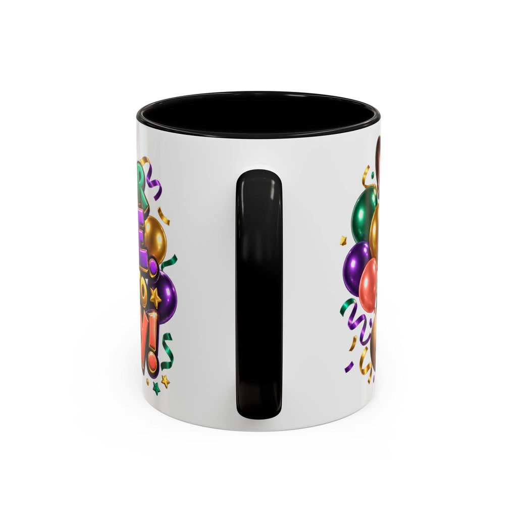 Built for Cake Born to Party French Bulldog White Mug