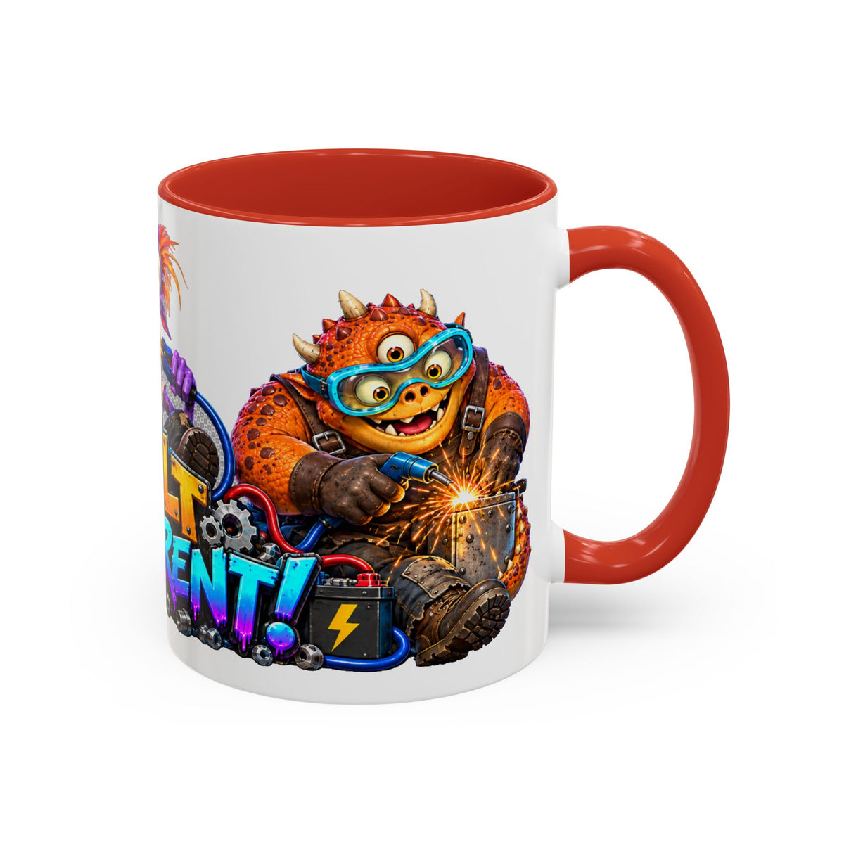 Built Different Monster Workshop Halloween White Mug