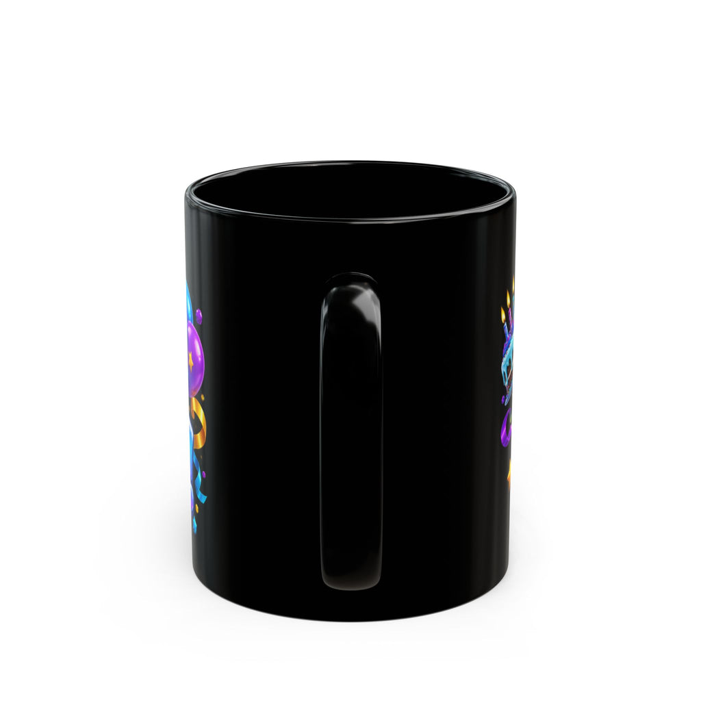 Another Year Cooler Penguin Birthday Black Mug