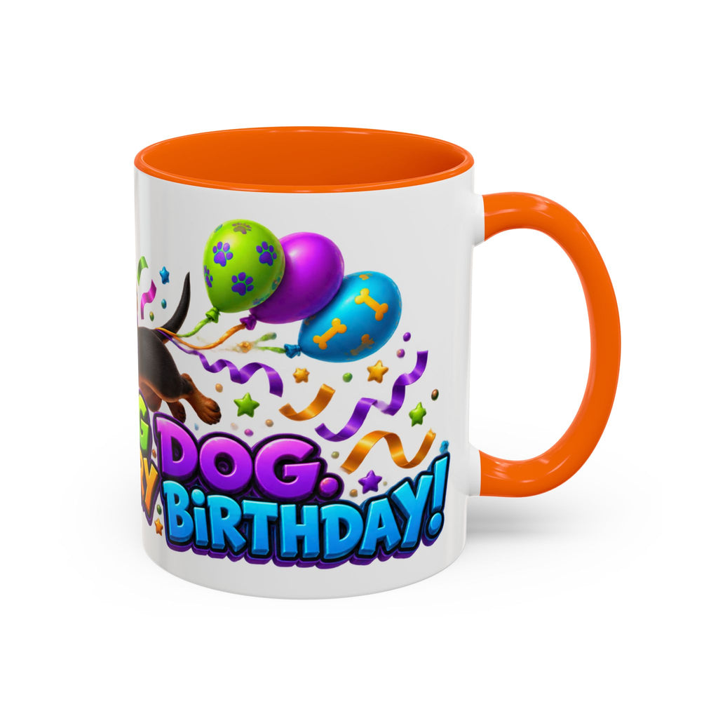 Long Dog Legendary Birthday Dachshund White Mug