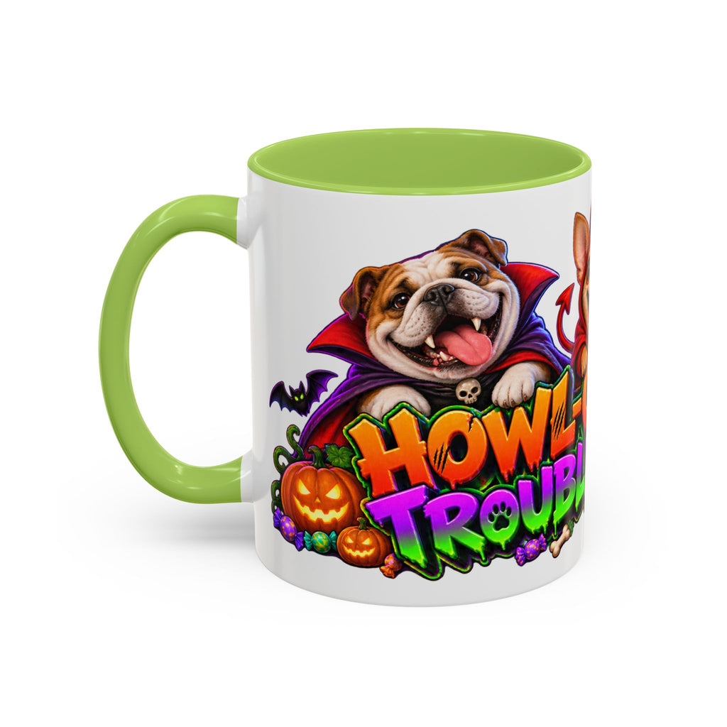 Howl-O-Ween Troublemakers Costume Dogs Halloween White Mug