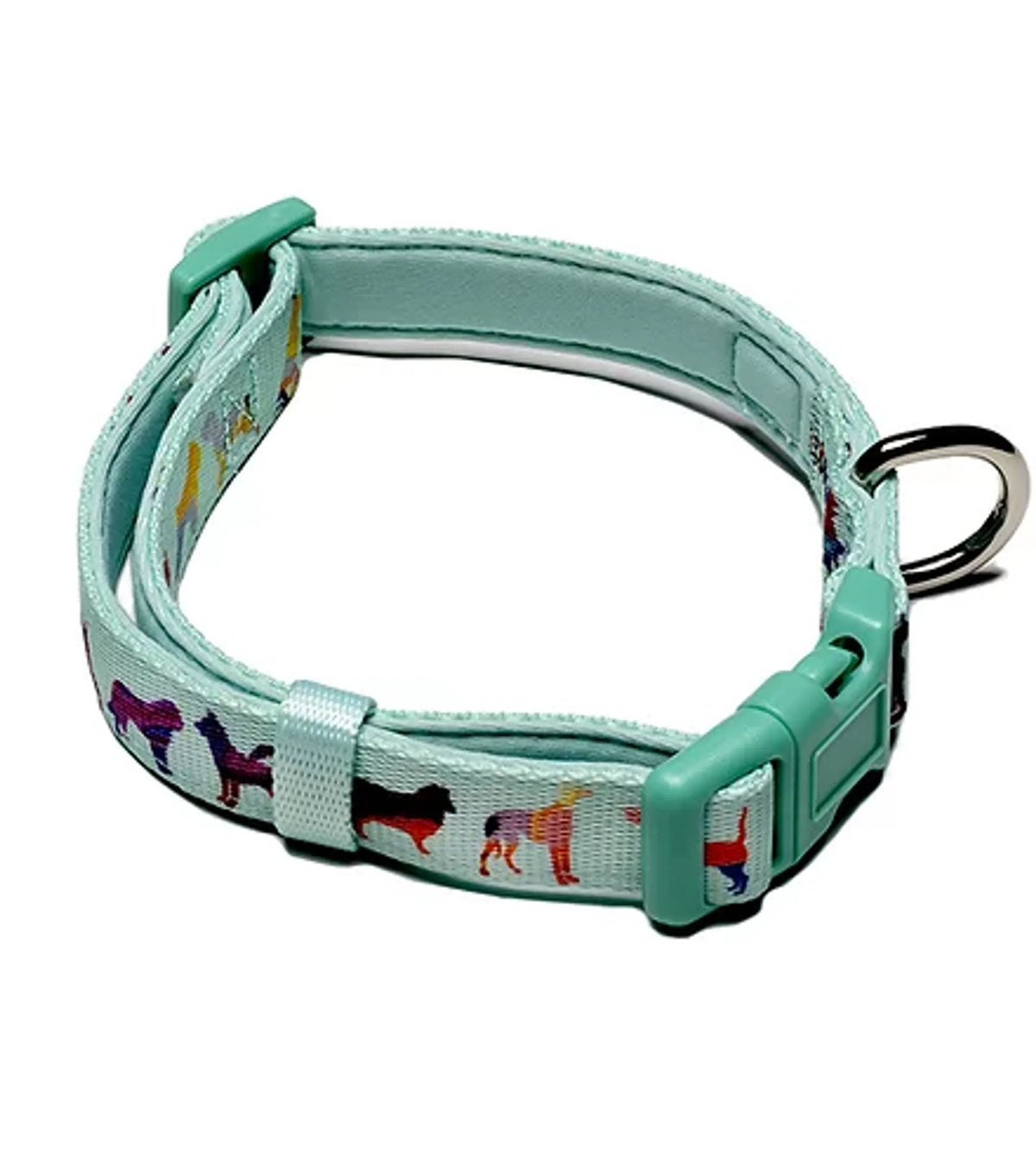 Festora Pets Adjustable Pattern Dog Collar – Pink & Mint Styles