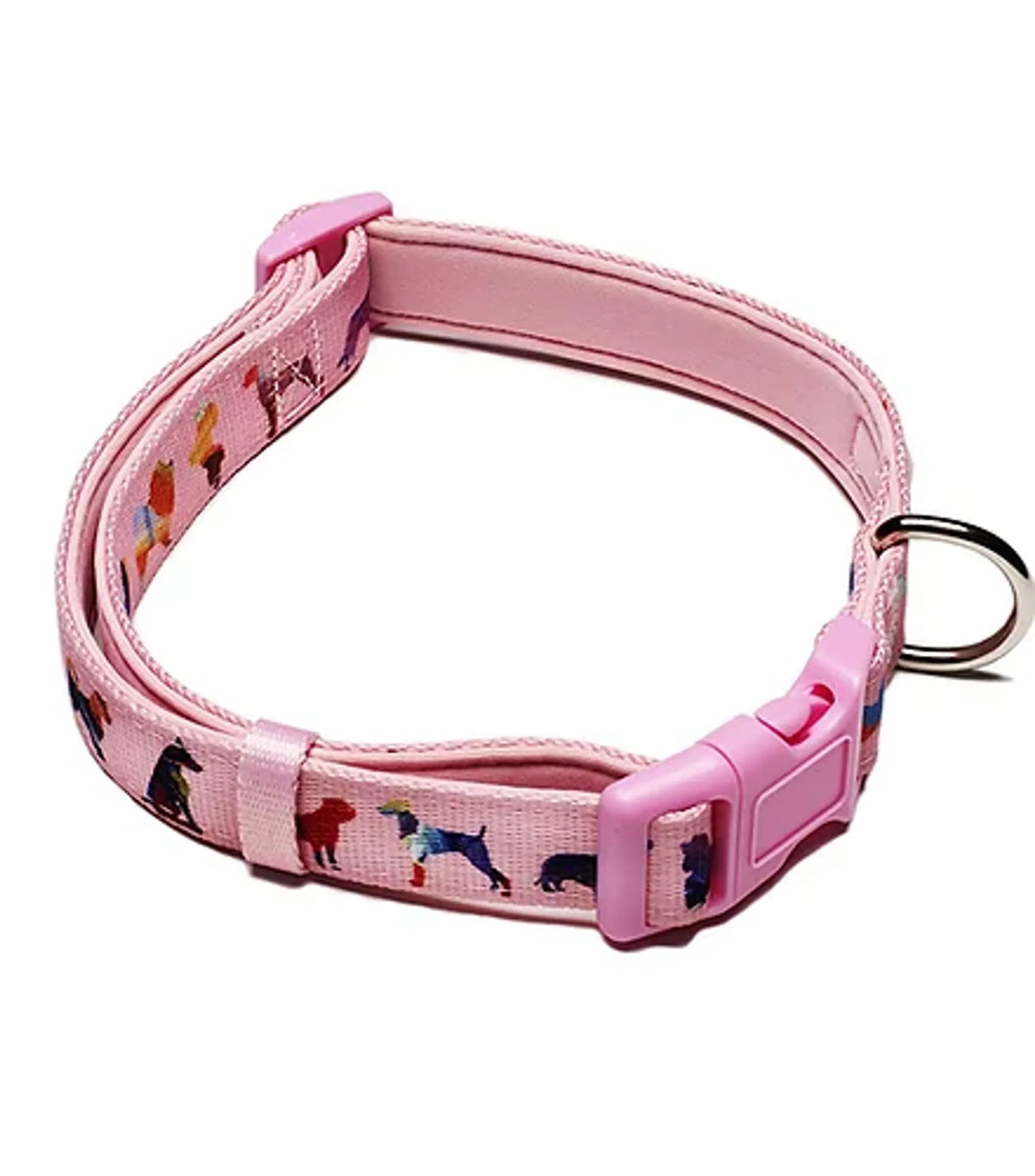 Festora Pets Adjustable Pattern Dog Collar – Pink & Mint Styles