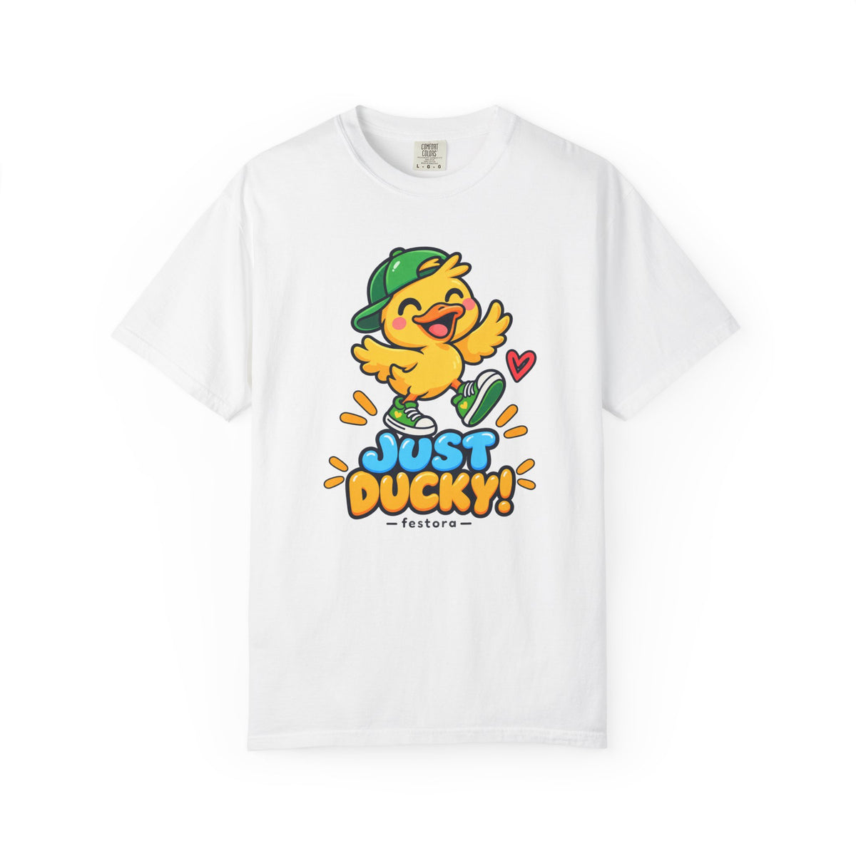 Just Ducky! – Cute Happy Duck Graphic T-Shirt