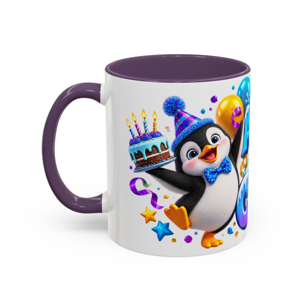 Another Year Cooler Penguin Birthday White Mug
