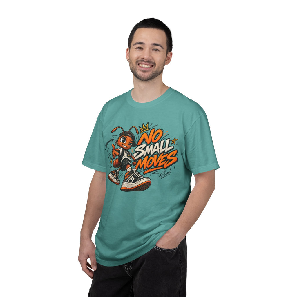 No Small Moves T-Shirt — Retro Sneaker Character Graphic Tee