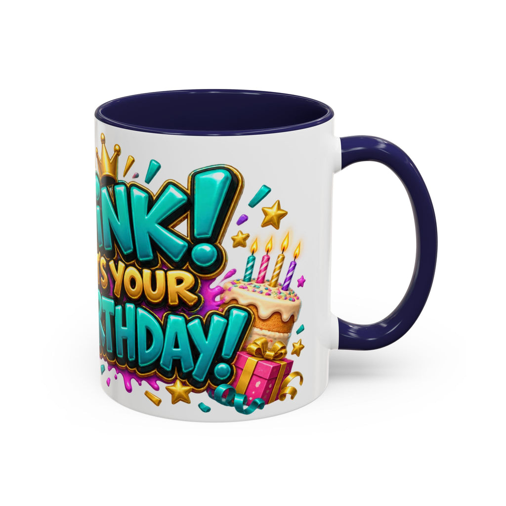 Oink! It’s Your Birthday White Mug – Cute Pig Birthday Cup, Colorful Funny Party Gift