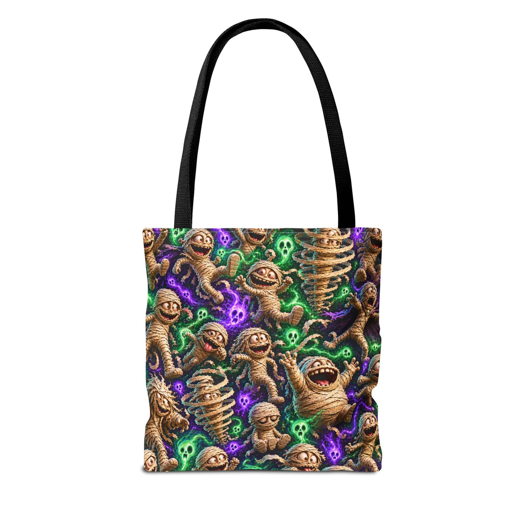 Mummy Party Tote Bag — Cute Spooky Halloween All-Over Print Tote