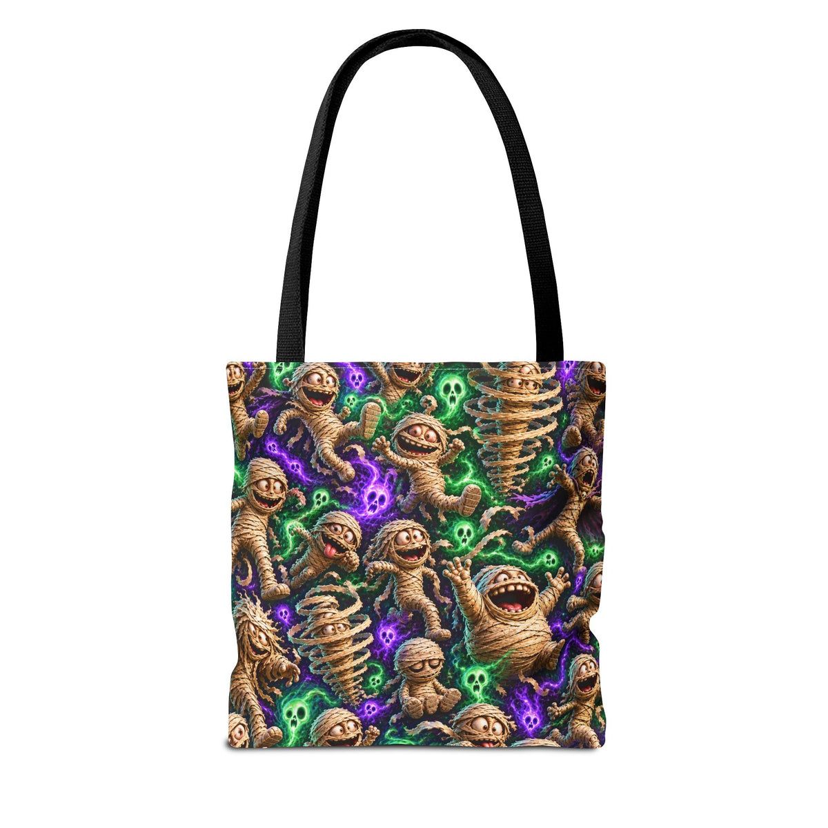 Mummy Party Tote Bag — Cute Spooky Halloween All-Over Print Tote