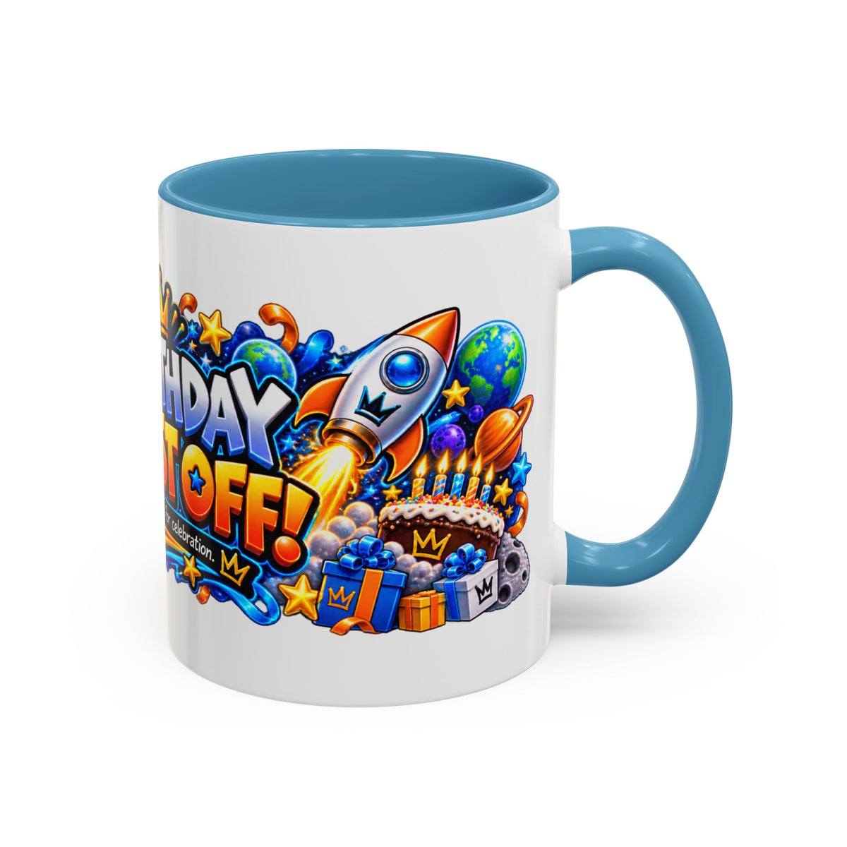 Festora Alien Birthday Mug – Birthday Blast Off Coffee Cup